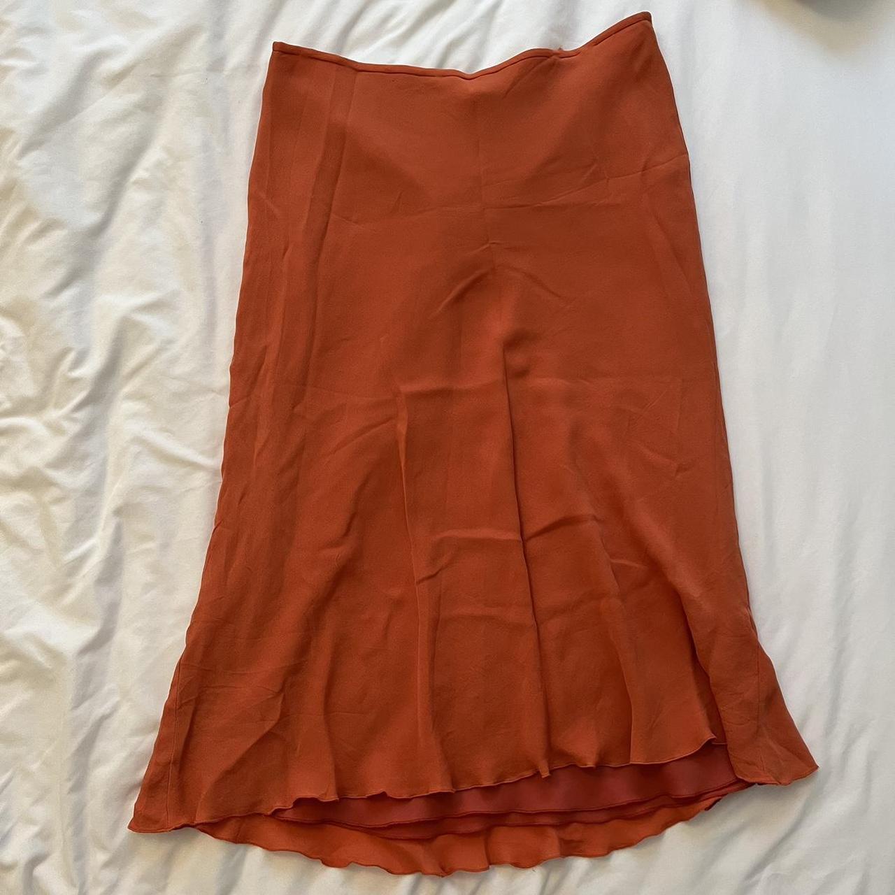J.Crew Women's Orange Skirt (3)