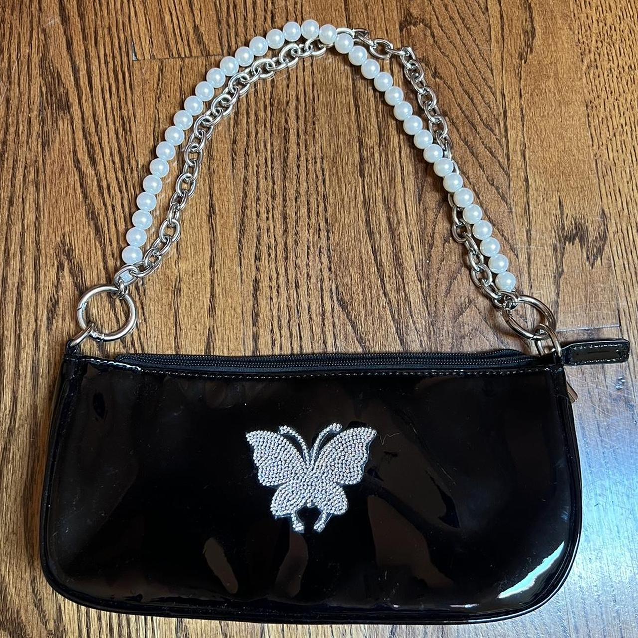 Y2K Butterfly Pearl Handbag