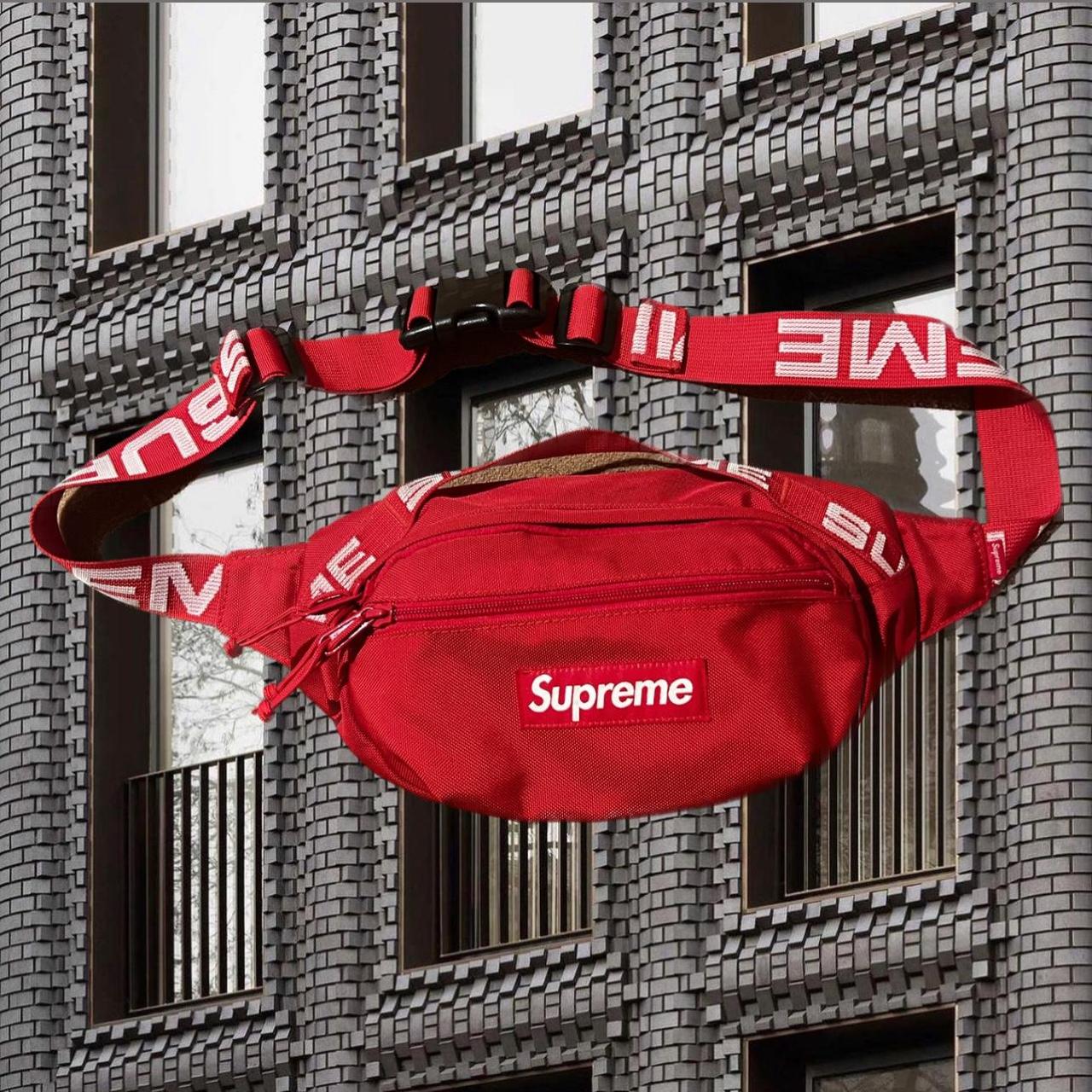 100+Authentic+2018+Supreme+Waist+Bag+Fw18+Red+Fanny+Pack for sale
