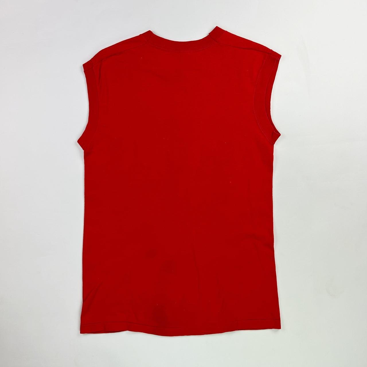 Screen Stars Women's Red and White Vest (4)