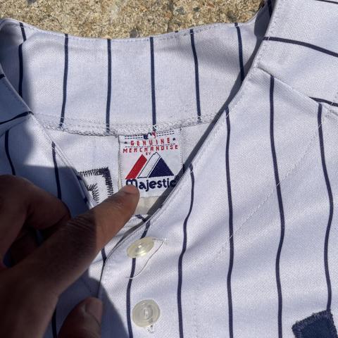 Yankees Derek Jeter button up Jersey US Size M RN - Depop