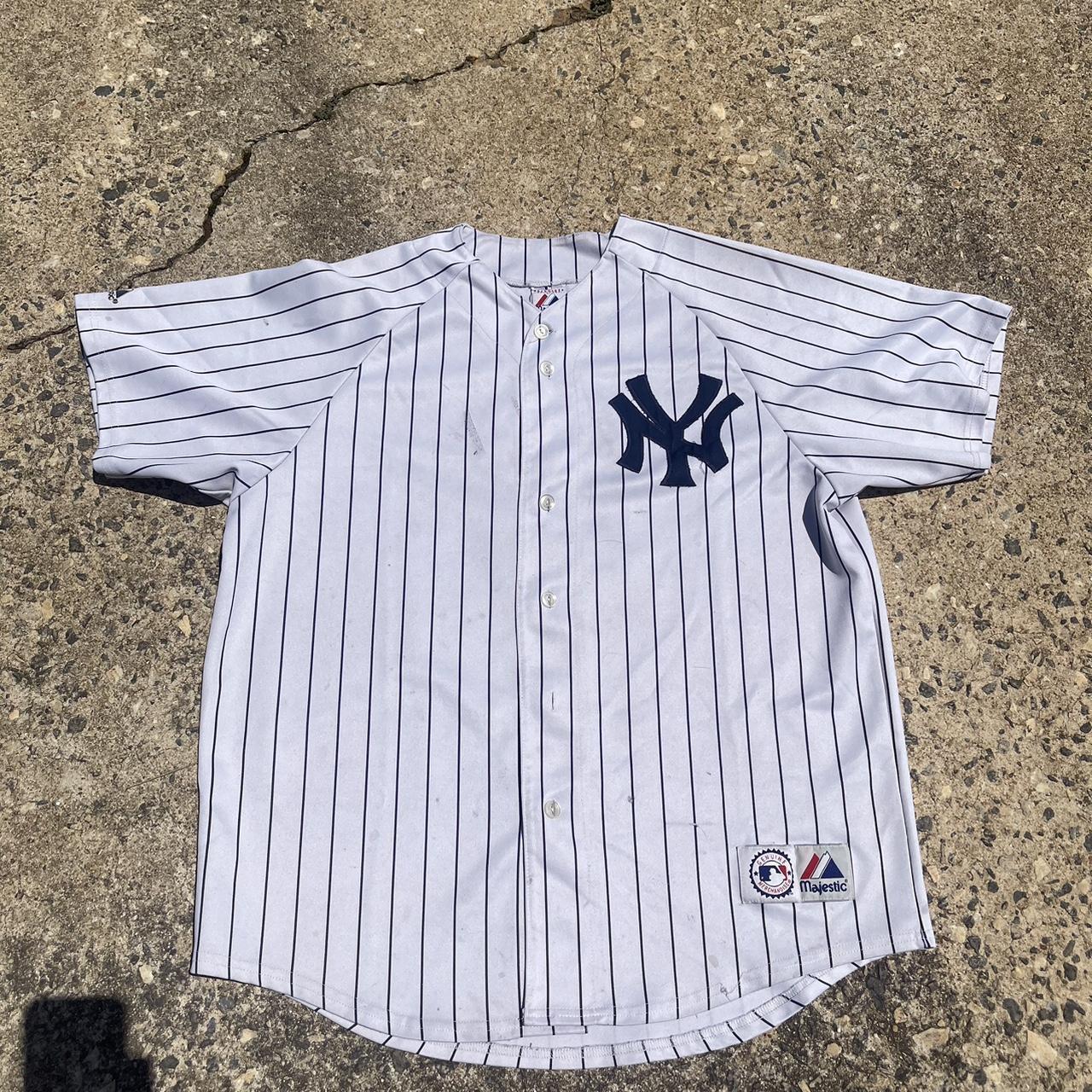 Mitchell & Ness Derek Jeter jersey #2 Cooperstown - Depop