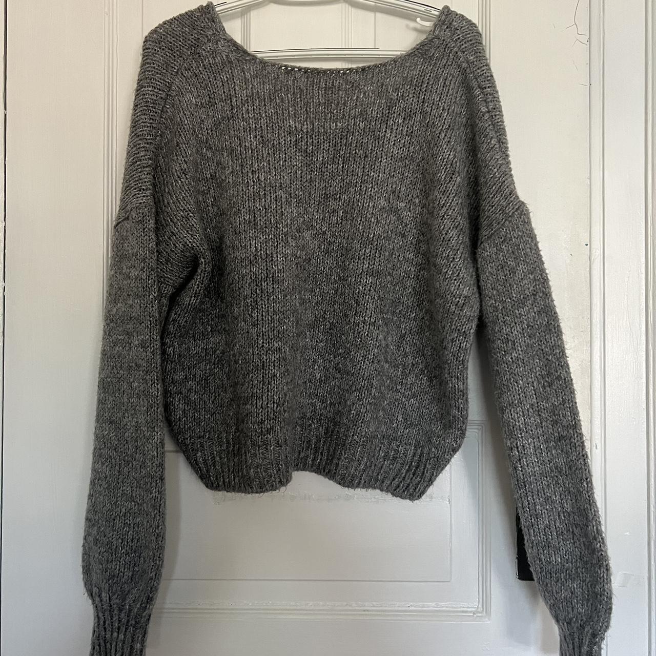 Urban Outfitters Grey Sweater Size S Slightly... - Depop