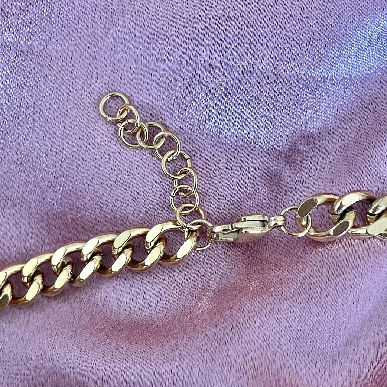18k gold choker chain necklace won’t fade, tarnish,... Depop
