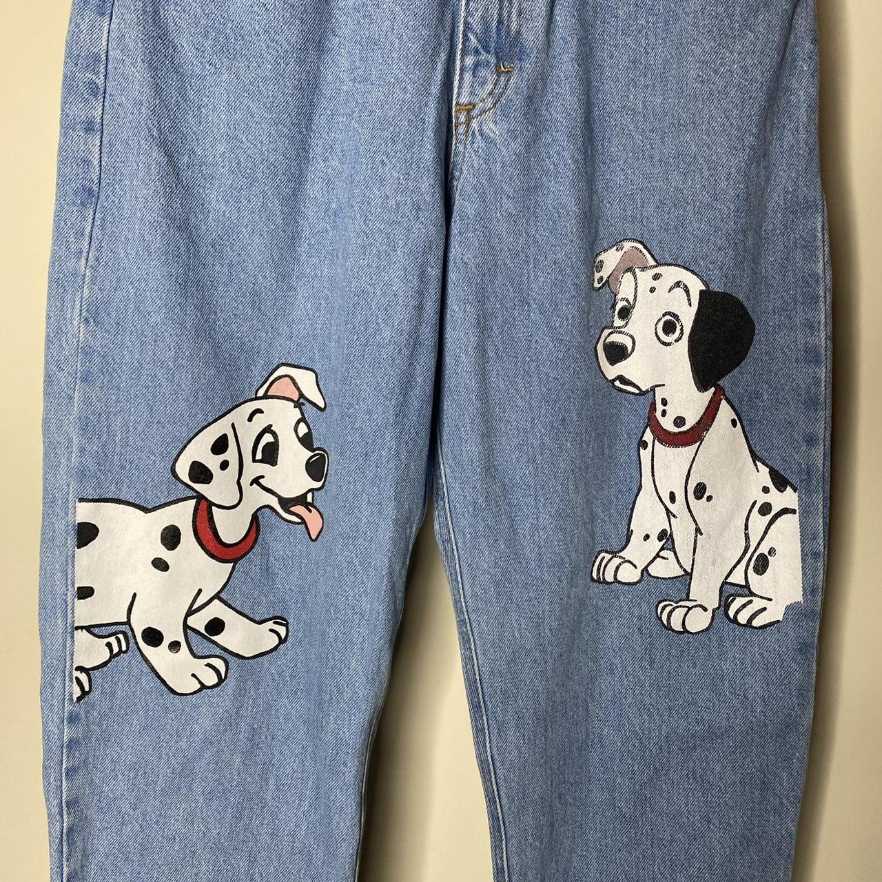 RARE SOLD OUT Disney 101 Dalmatians Juniors Mom Jeans store Size 3