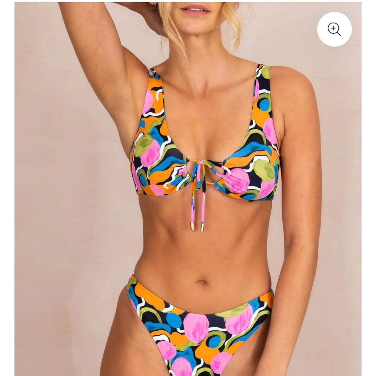 Toco Swim Maracas Top, Colour: Carnival,