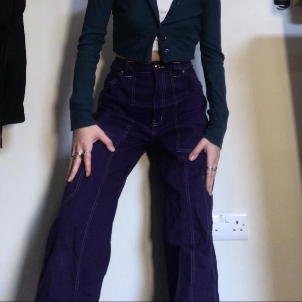 Women's Purple Jeans | Depop