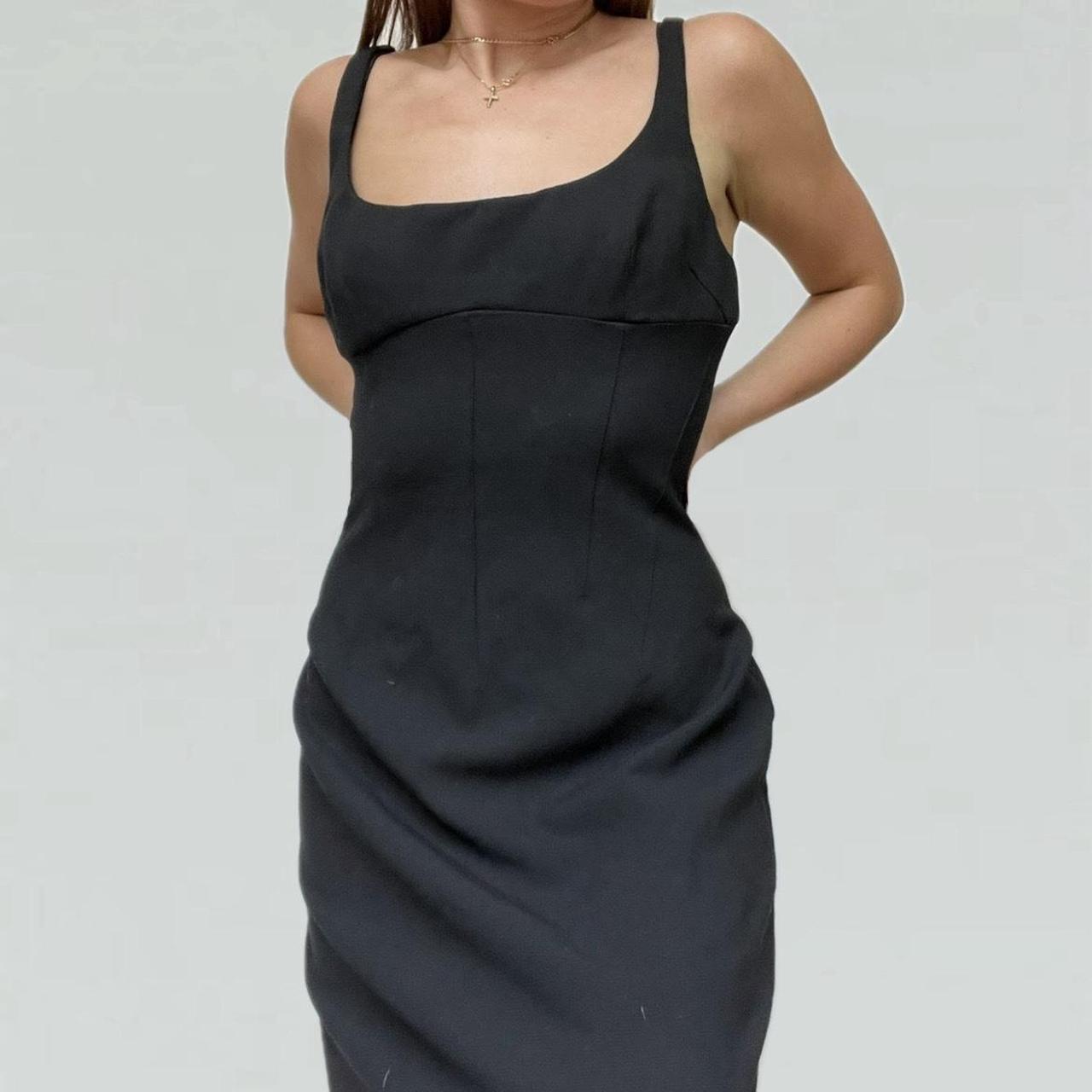 VIP【送料関税込】DOLCE&GABBANA MIDI PENCIL DRESS Vintage Dolce Gabbana black midi pencil dress with | Depop