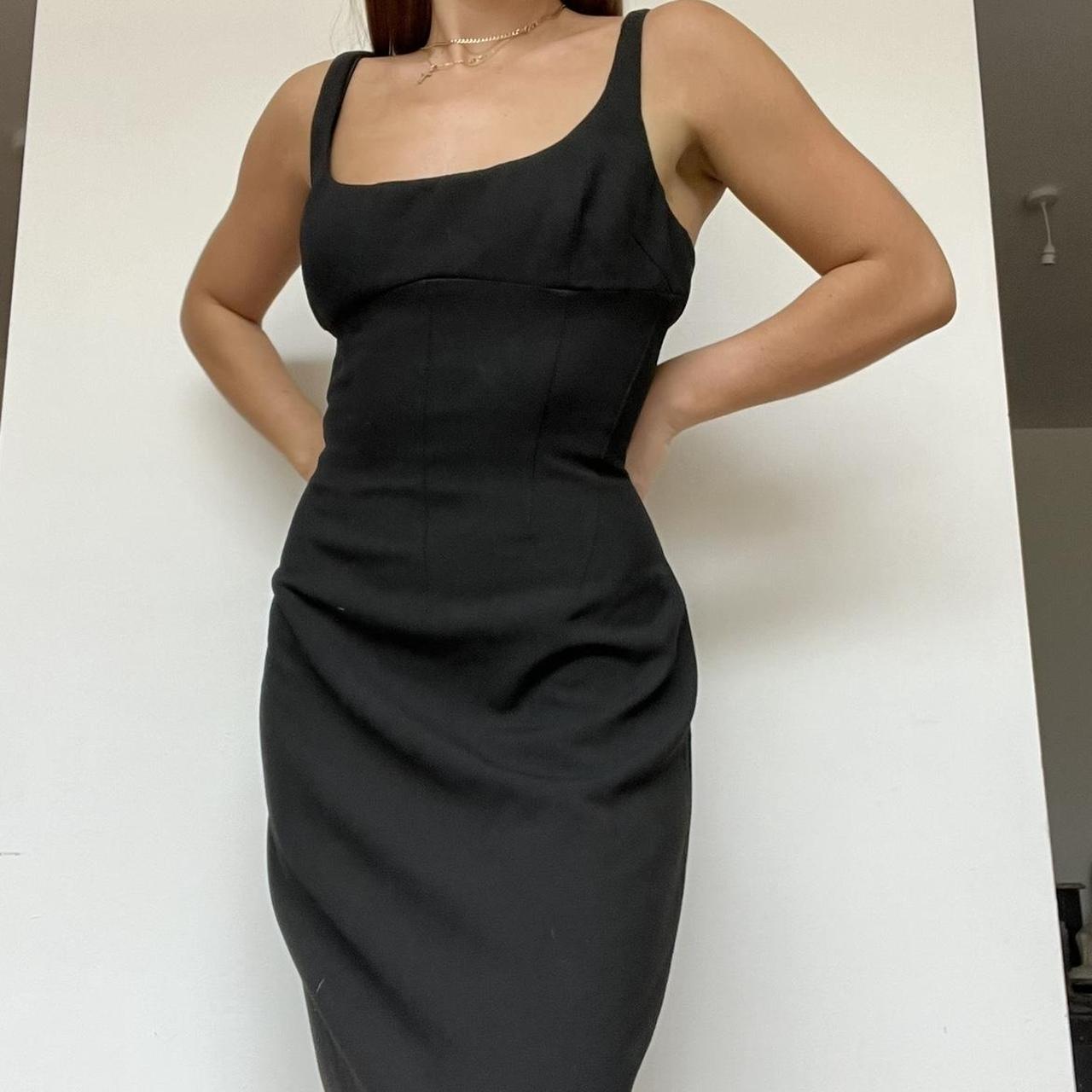 【関税＆送料込み】Dolce & Gabbana Midi Pencil Dress Dolce & Gabbana - Black Cherry Print Draped Midi Dress