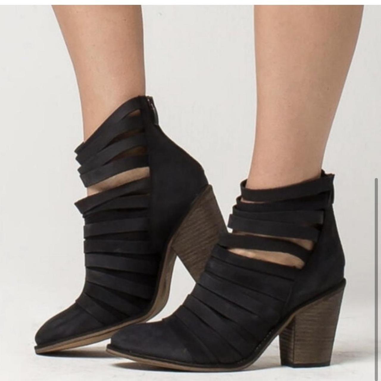 Strappy booties sale