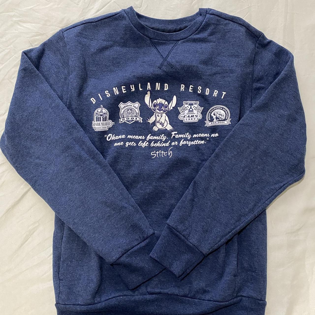 Blue disneyland sweatshirt hot sale