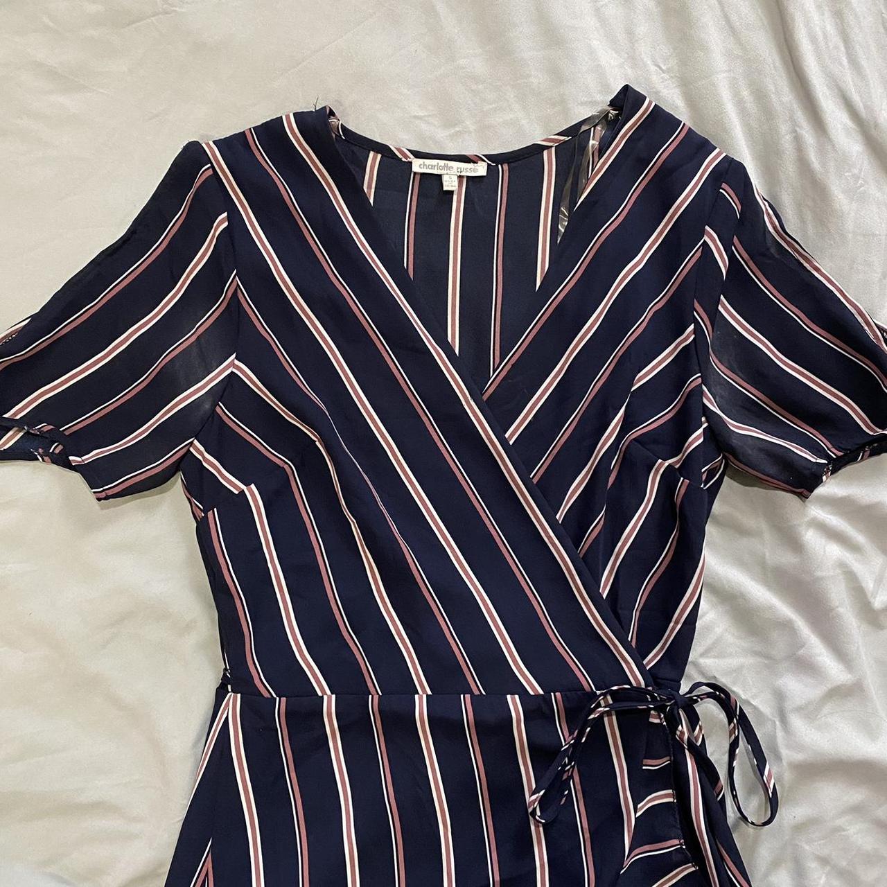 Charlotte russe shop wrap dress