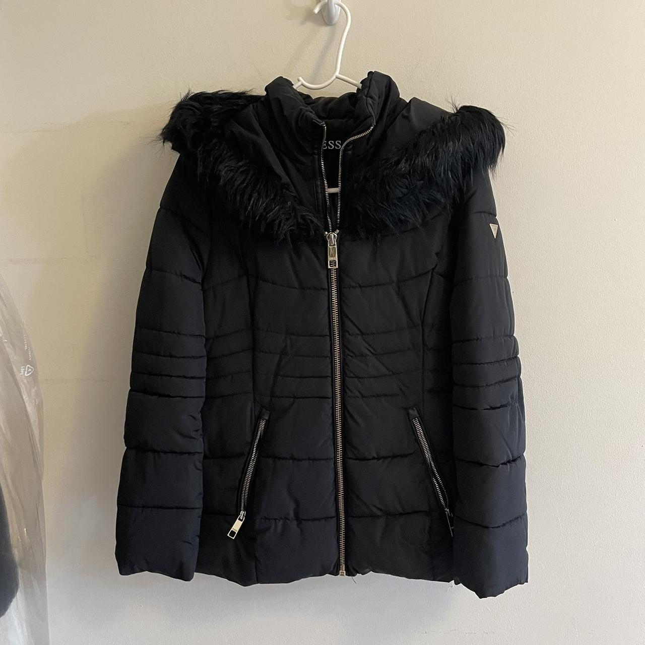 Guess Women's Black Jacket | Depop