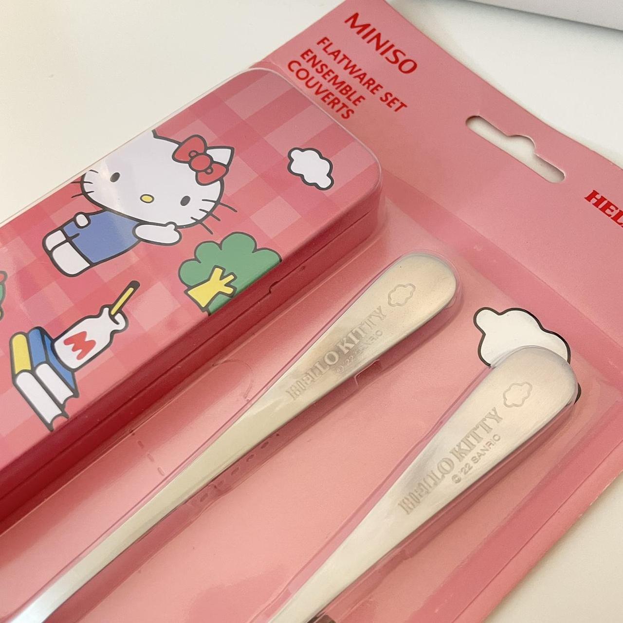 Good condition! 2001 Hello Kitty Fork with Plastic - Depop