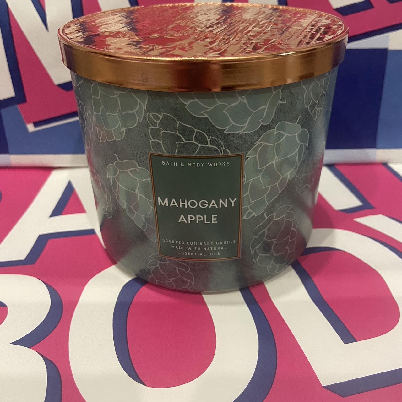 Mahogany Apple 3 Wick Candle From Bath And Body Depop