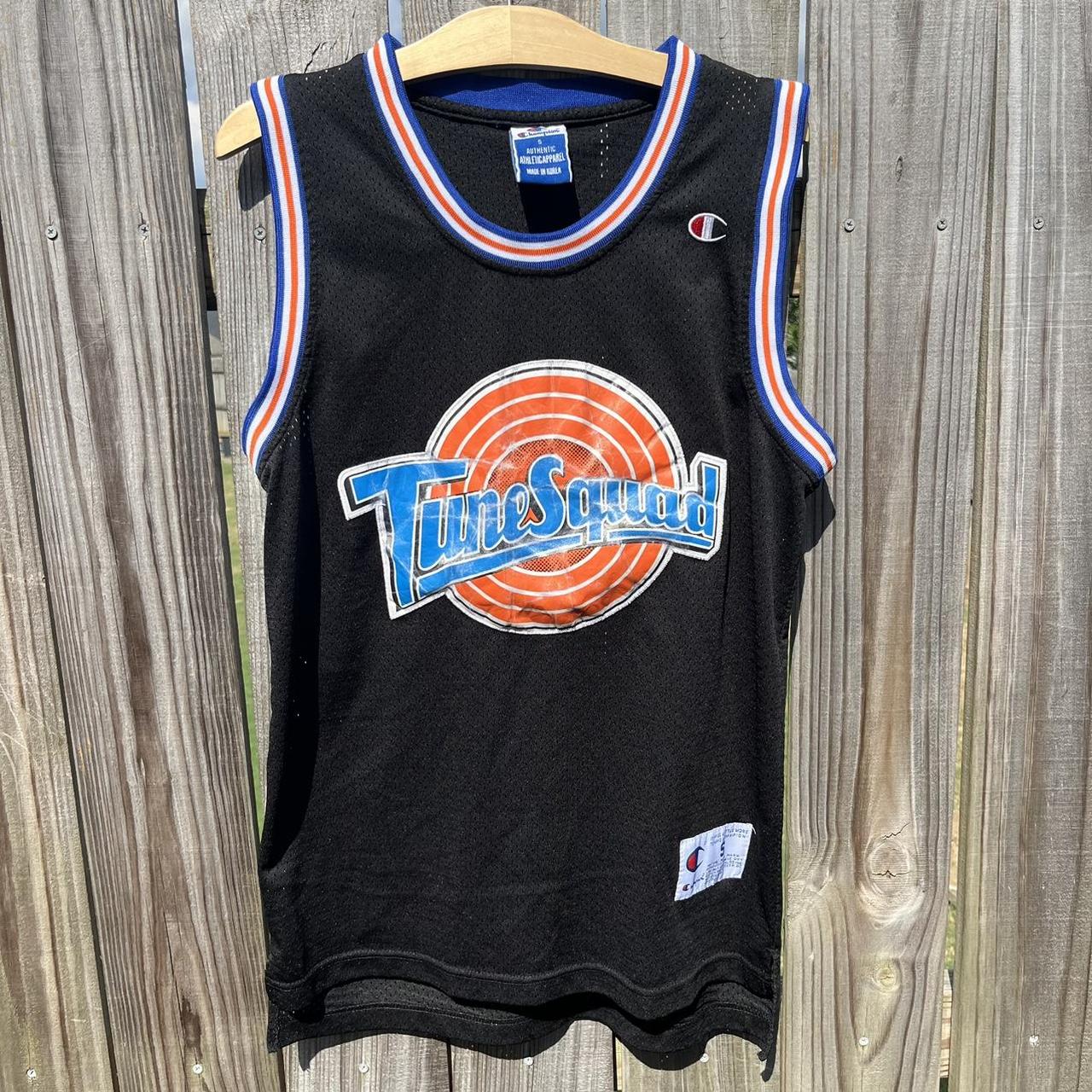 Vintage space jam tune squad jersey Daffy Duck... - Depop