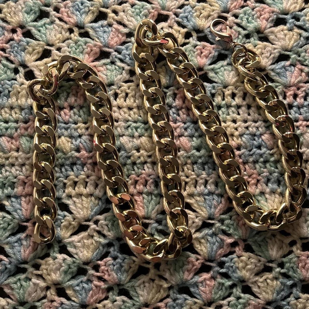 Gold chain belt forever 21 goldchain chainbelt Depop