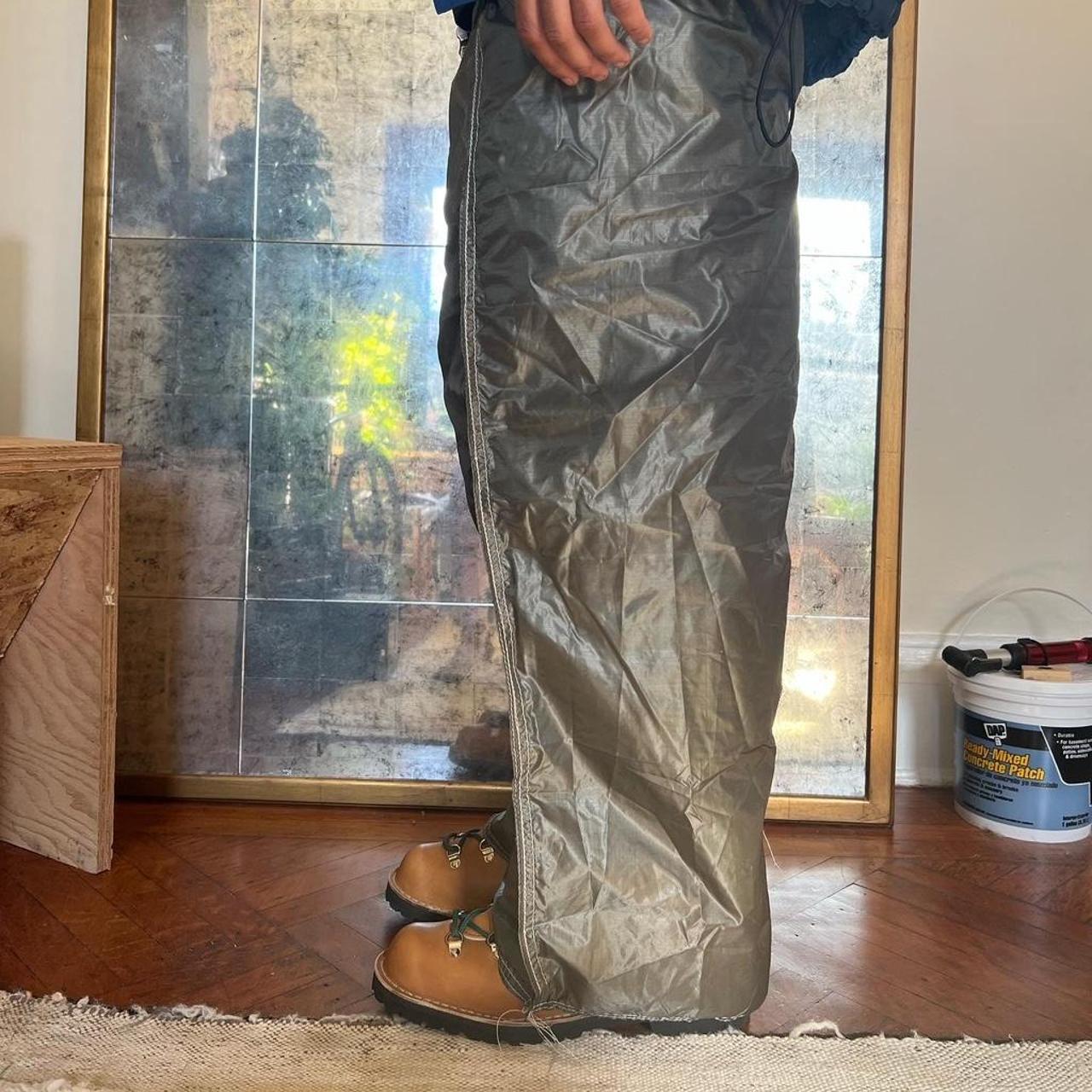 Pants I made from military surplus parachute... - Depop