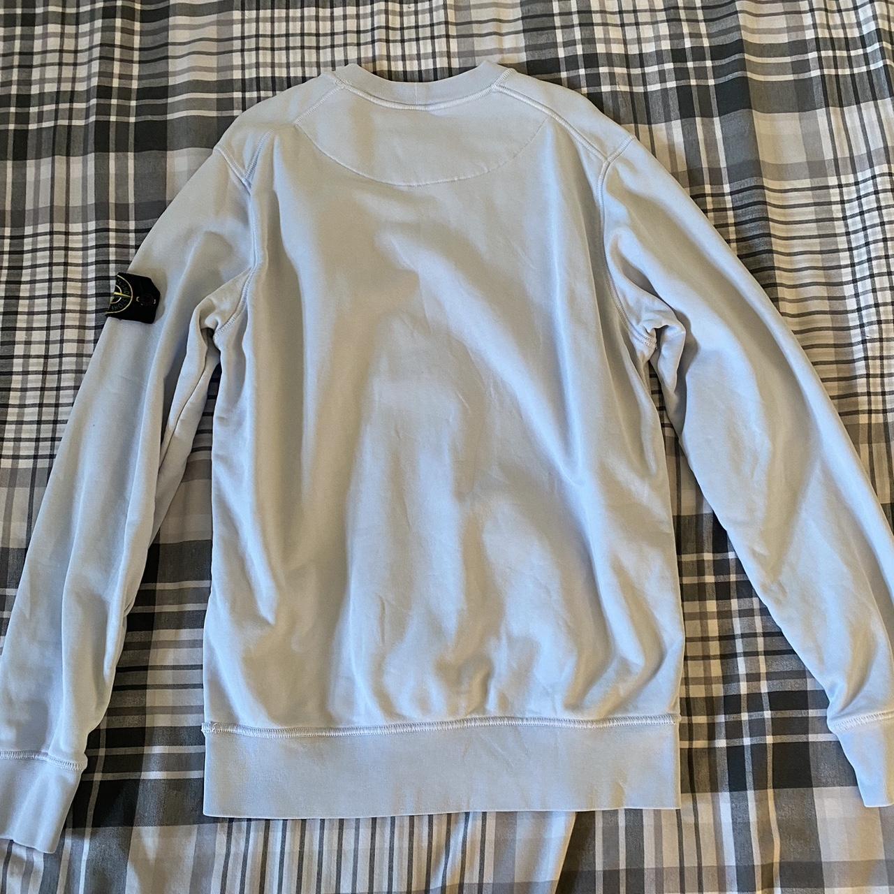 Stone Island Sky Blue Jumper Medium Worn only a... Depop