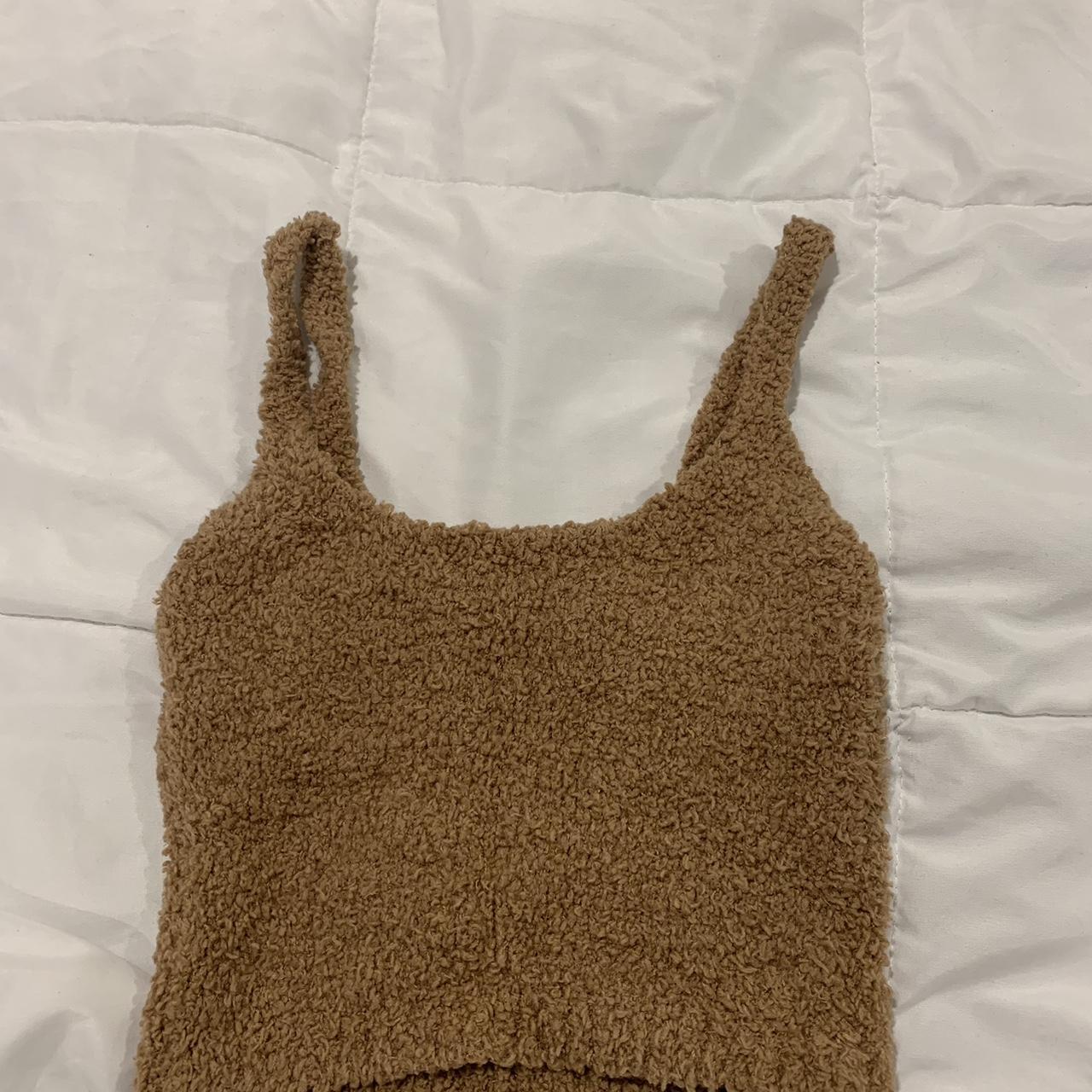 SKIMS COZY COLLECTION COZY KNIT TANK IN CAMEL SIZE XXS/XS – The