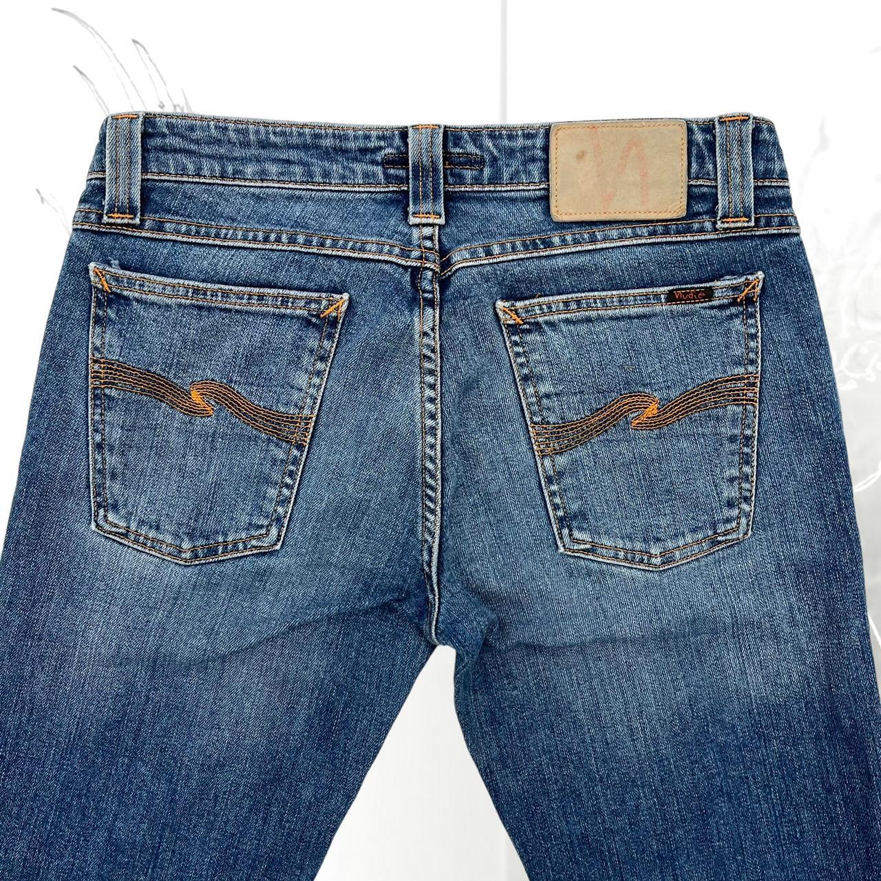 Nudie Jeans sustainably and ethically made mid-wash... - Depop