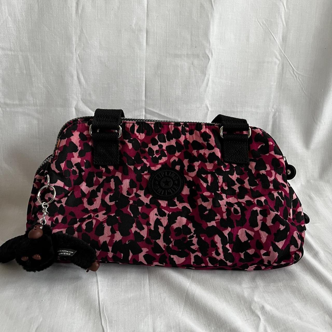 Stunning vintage leopard print Kipling handbag,... Depop