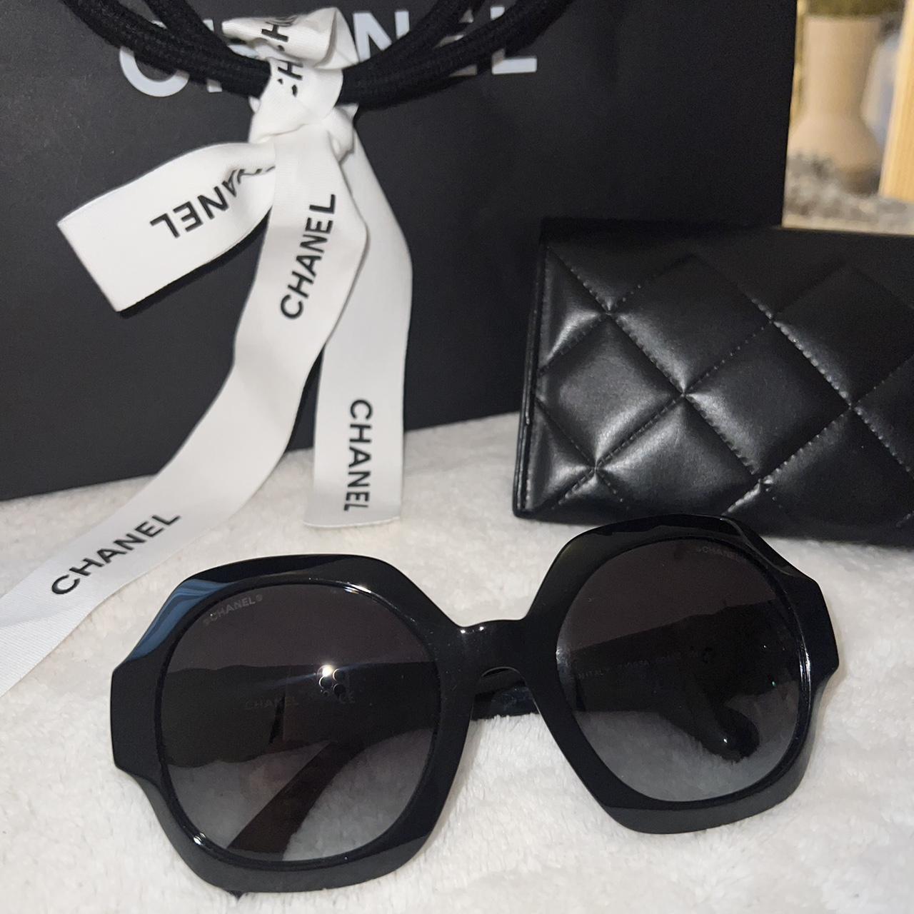 Chanel hotsell hexagon sunglasses