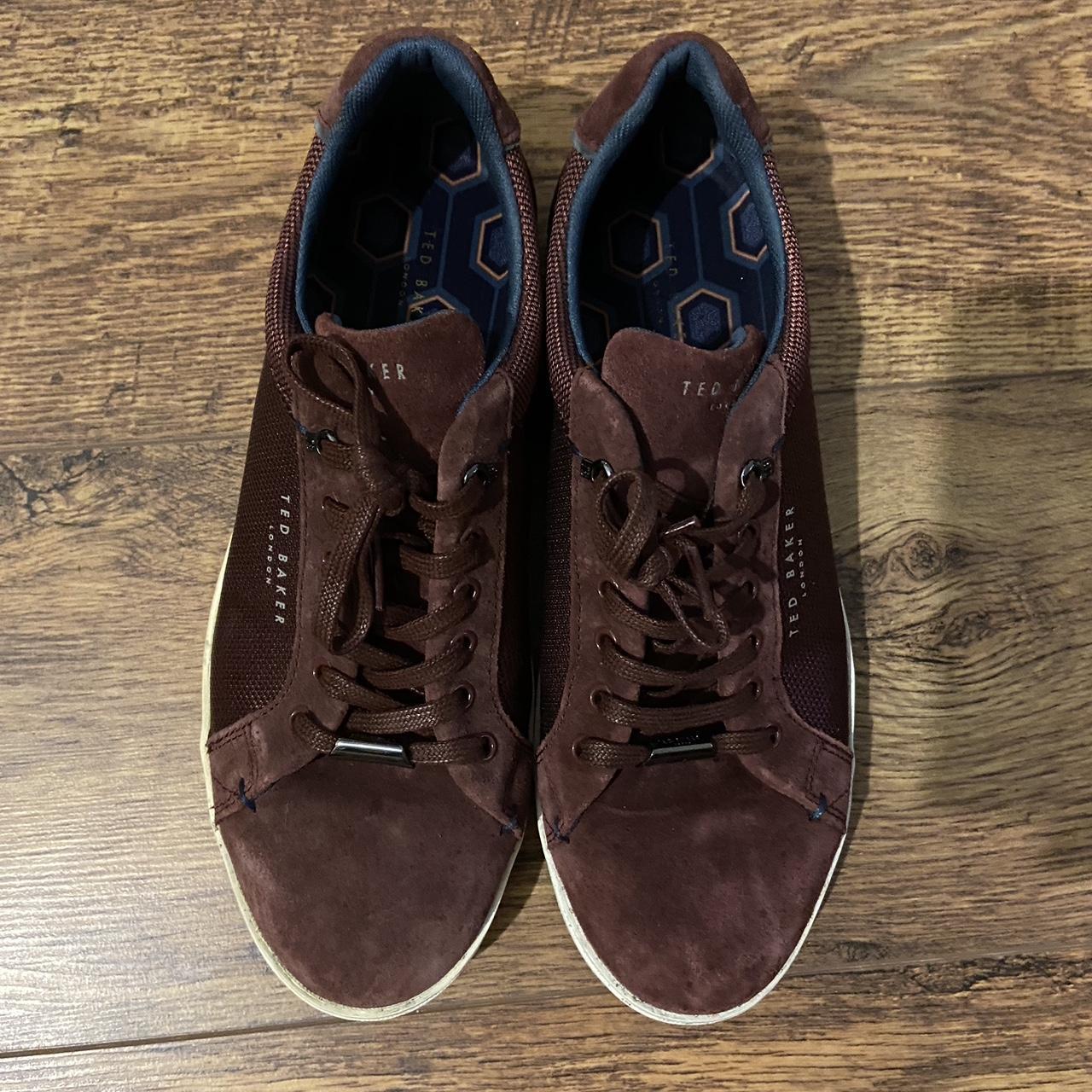 Ted baker 2025 burgundy trainers