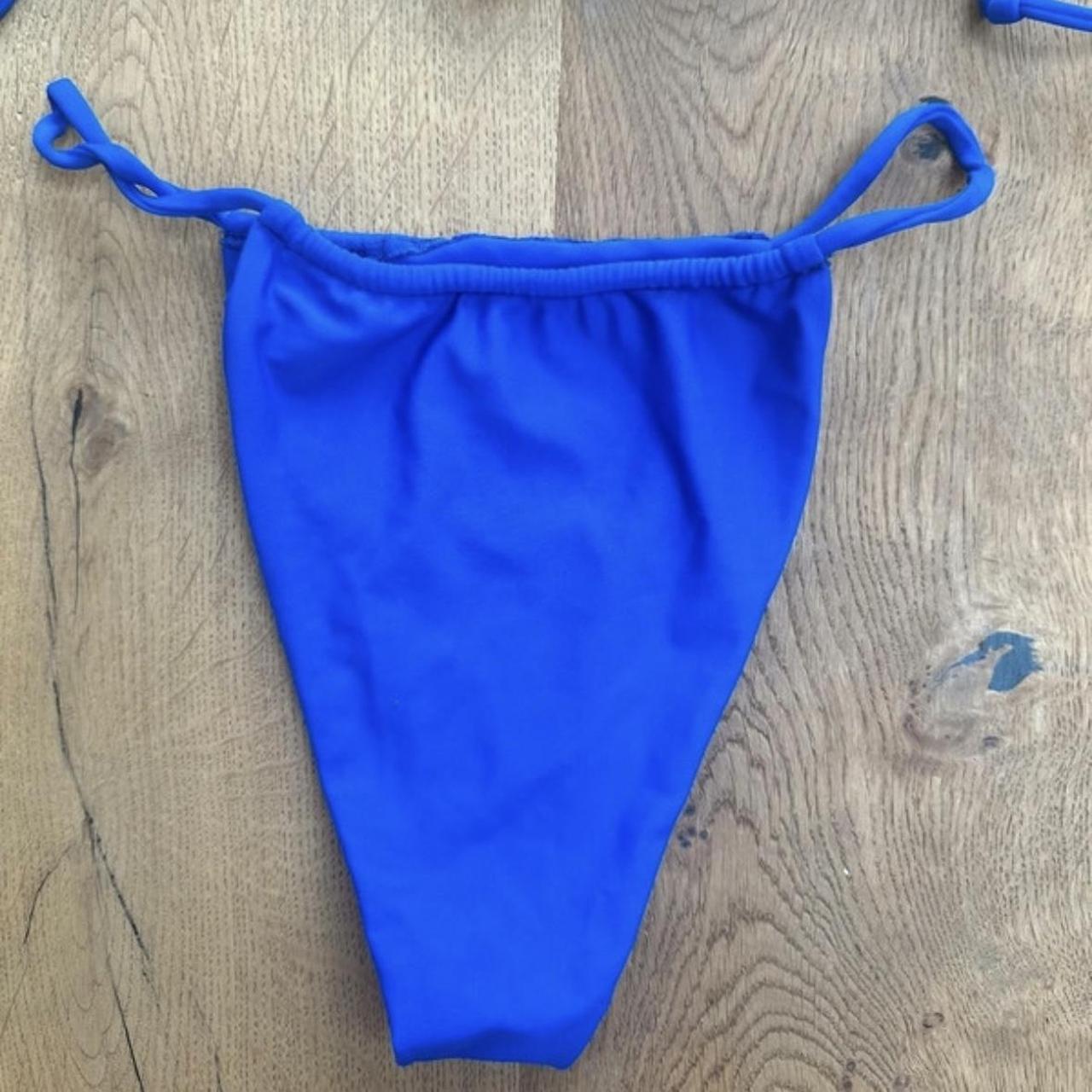 Oh polly neena swim set in blue Size S bikini top... - Depop