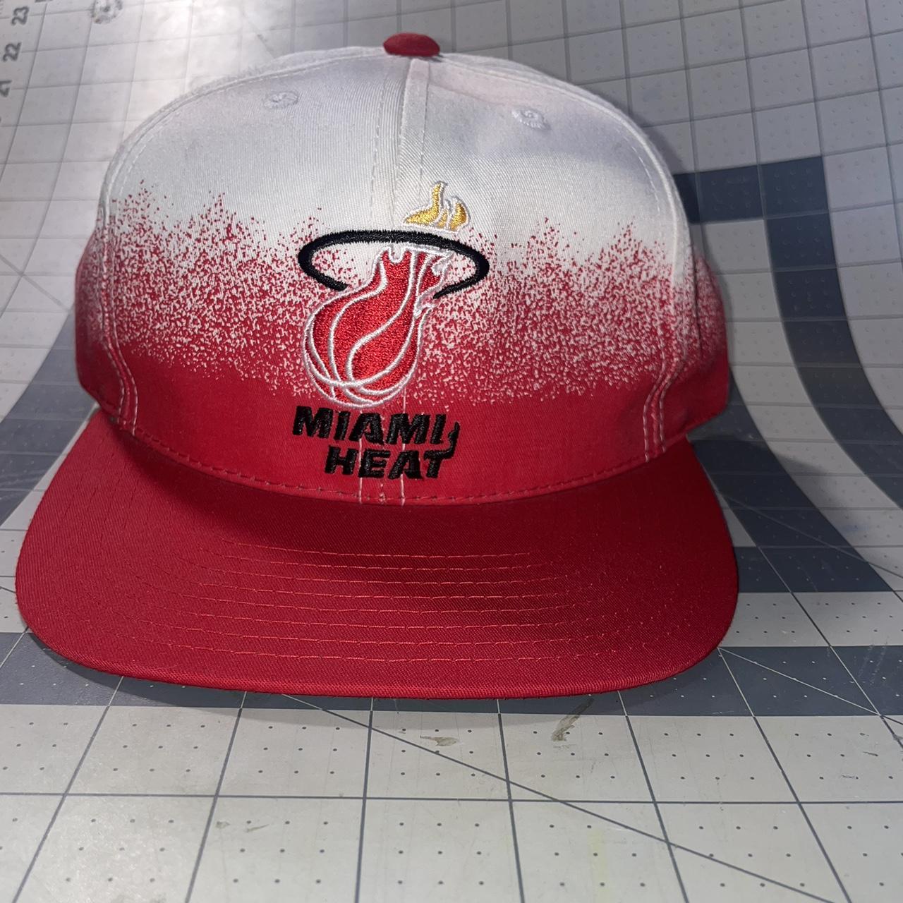 Men's Red and White Hat