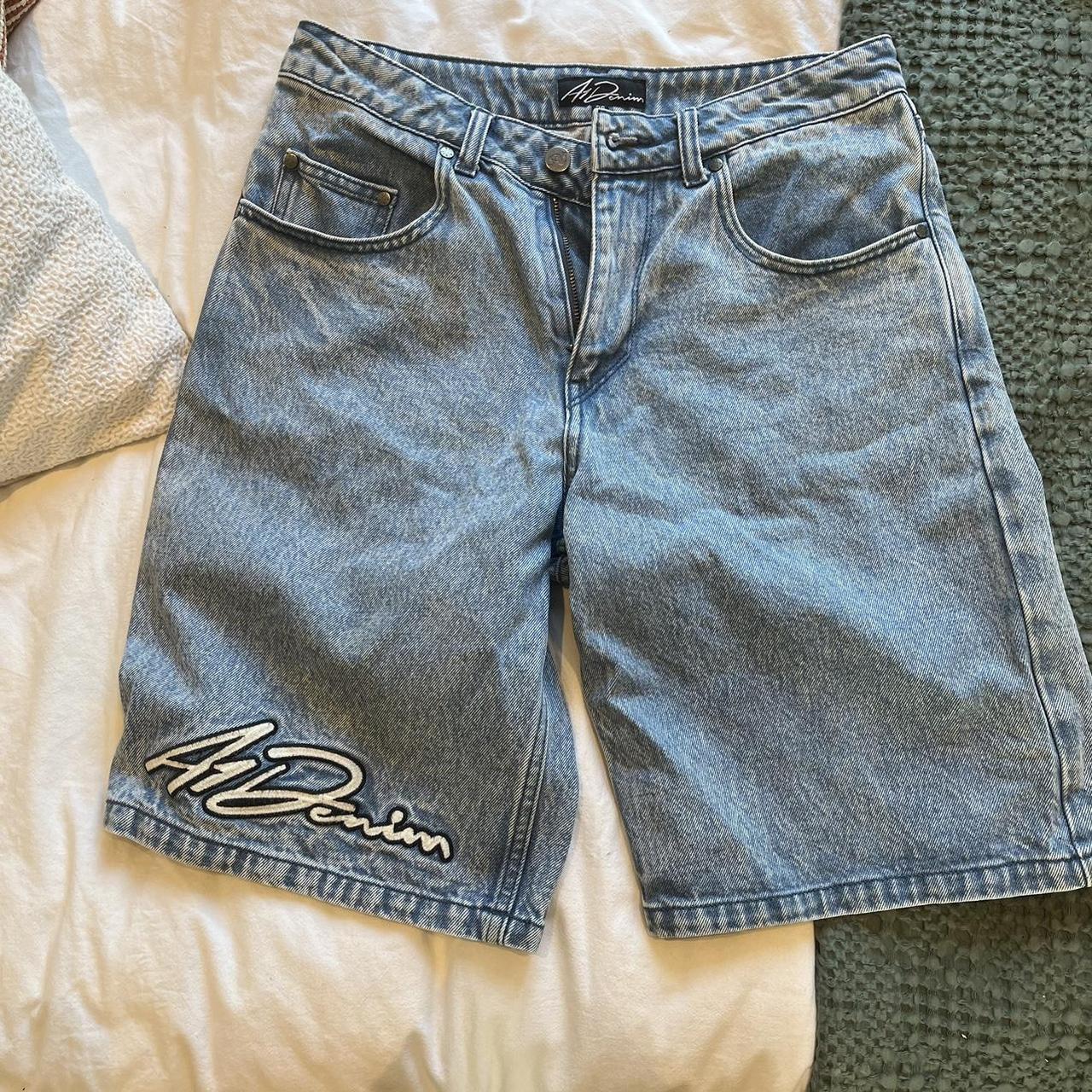 A1 DENIM Jean shorts - jorts Size 28, worn twice | Depop