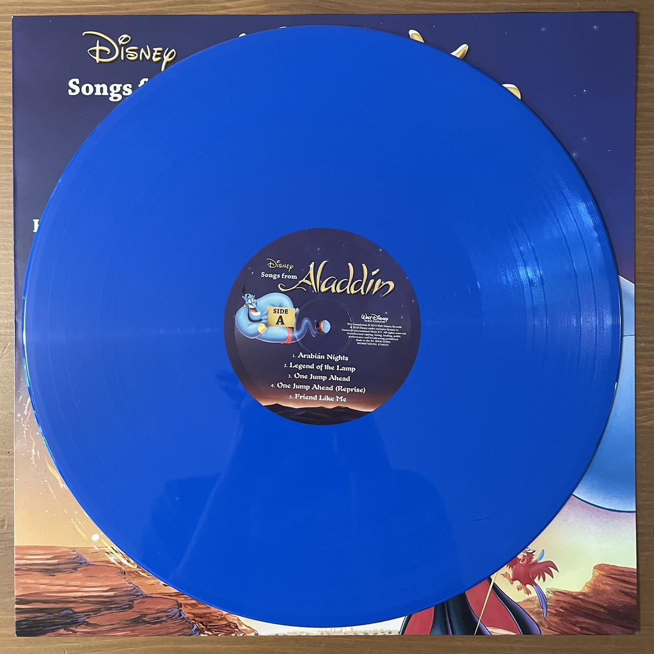 Songs From Aladdin Vinyl Ocean Blue - 30th... - Depop