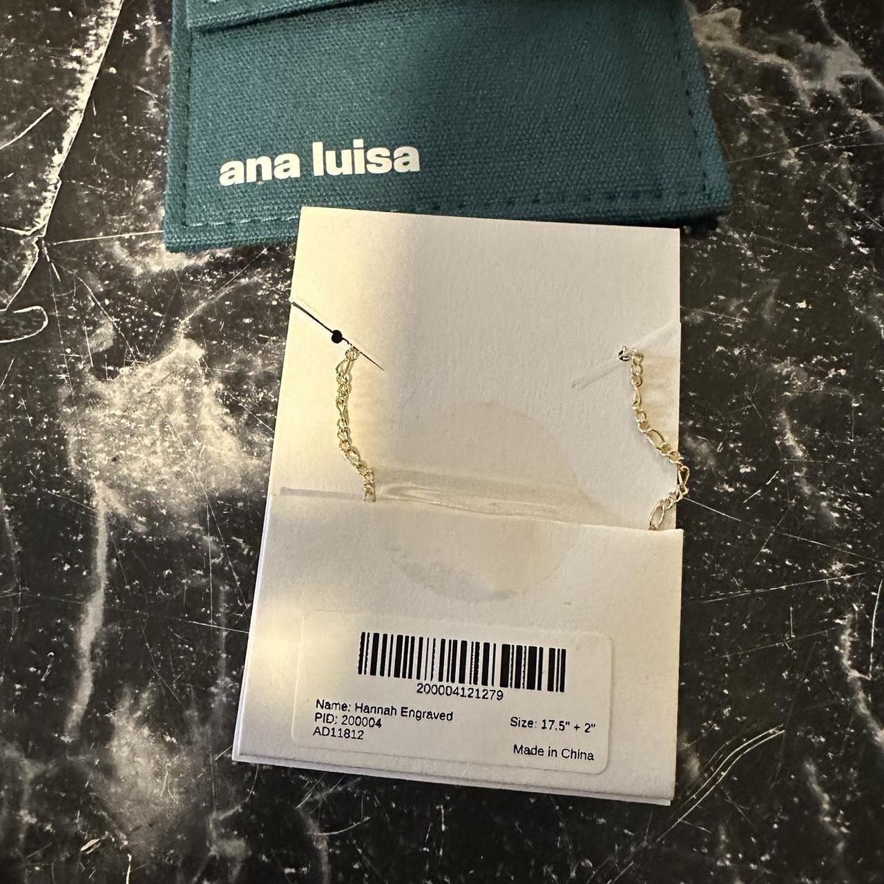 Ana Luisa Hannah engraved necklace! Brand new in its... Depop