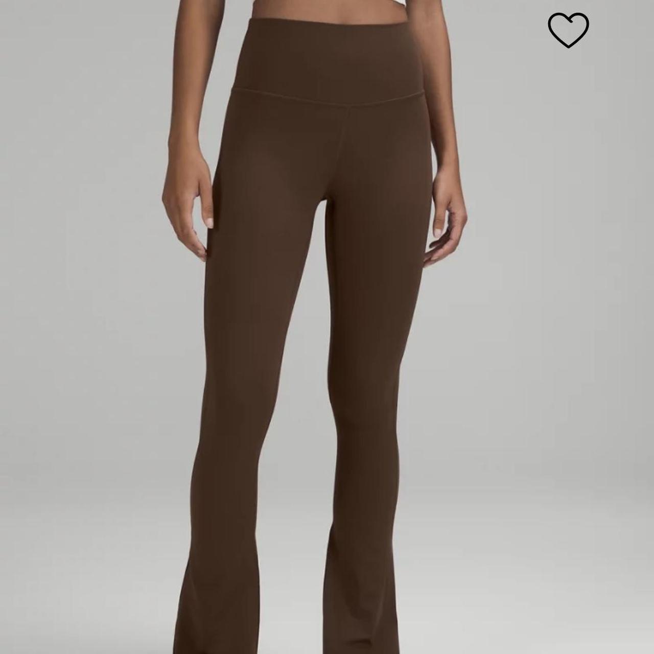 Selling these Lululemons align High rise mini flared... Depop