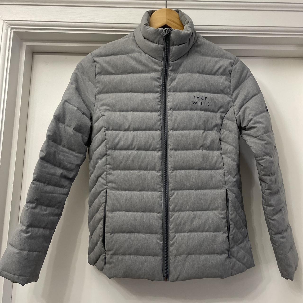 Jack Wills grey slim fit puffer jacket Some makeup. Depop