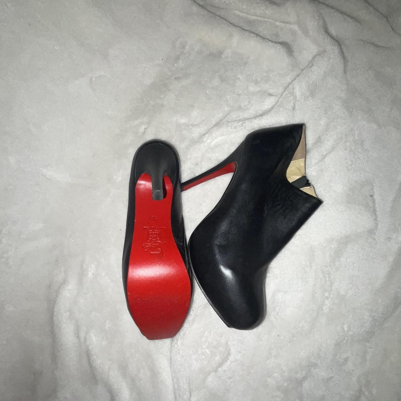 Christian Louboutin red bottom dress shoes. Wire - Depop