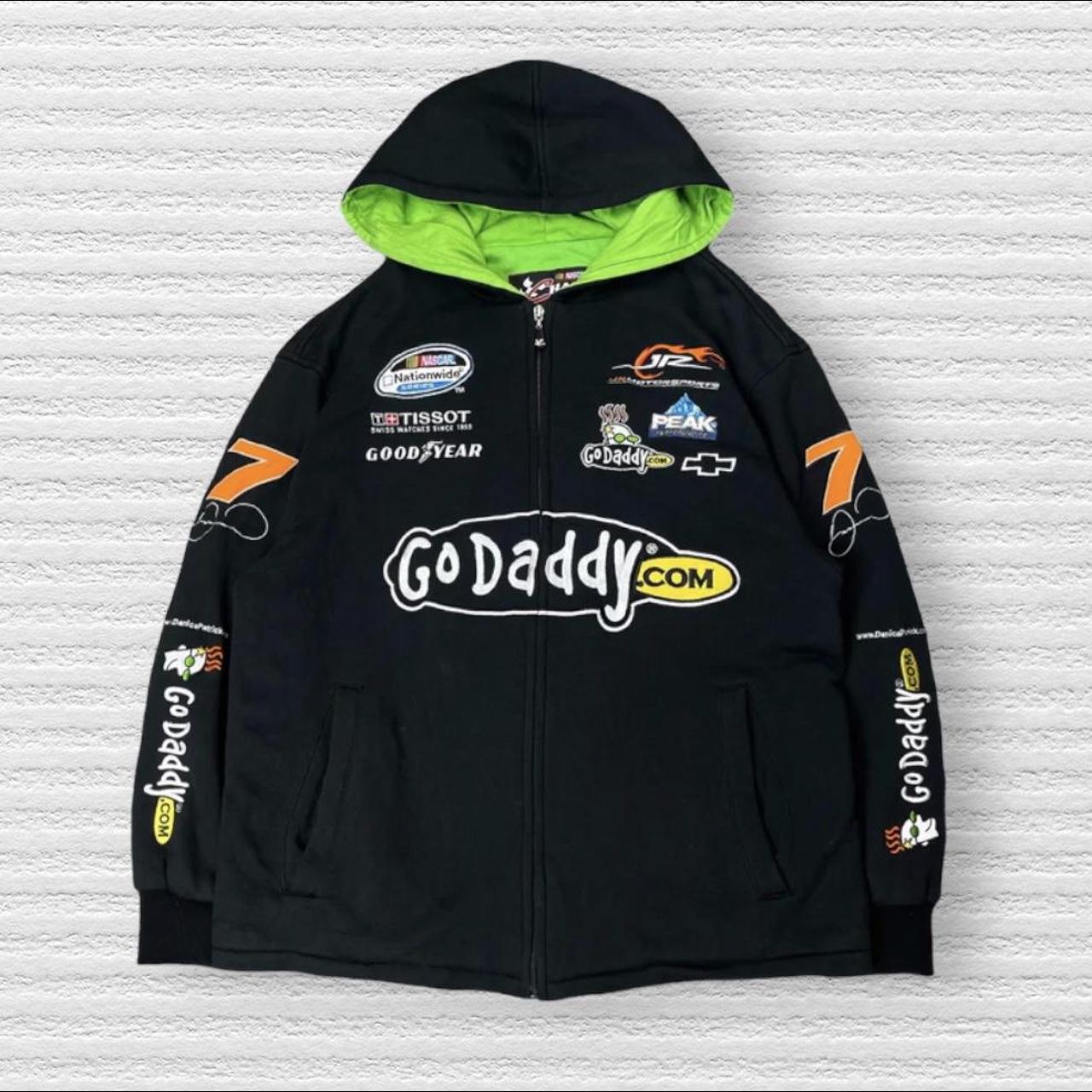 Men's Black and Green Jacket Depop