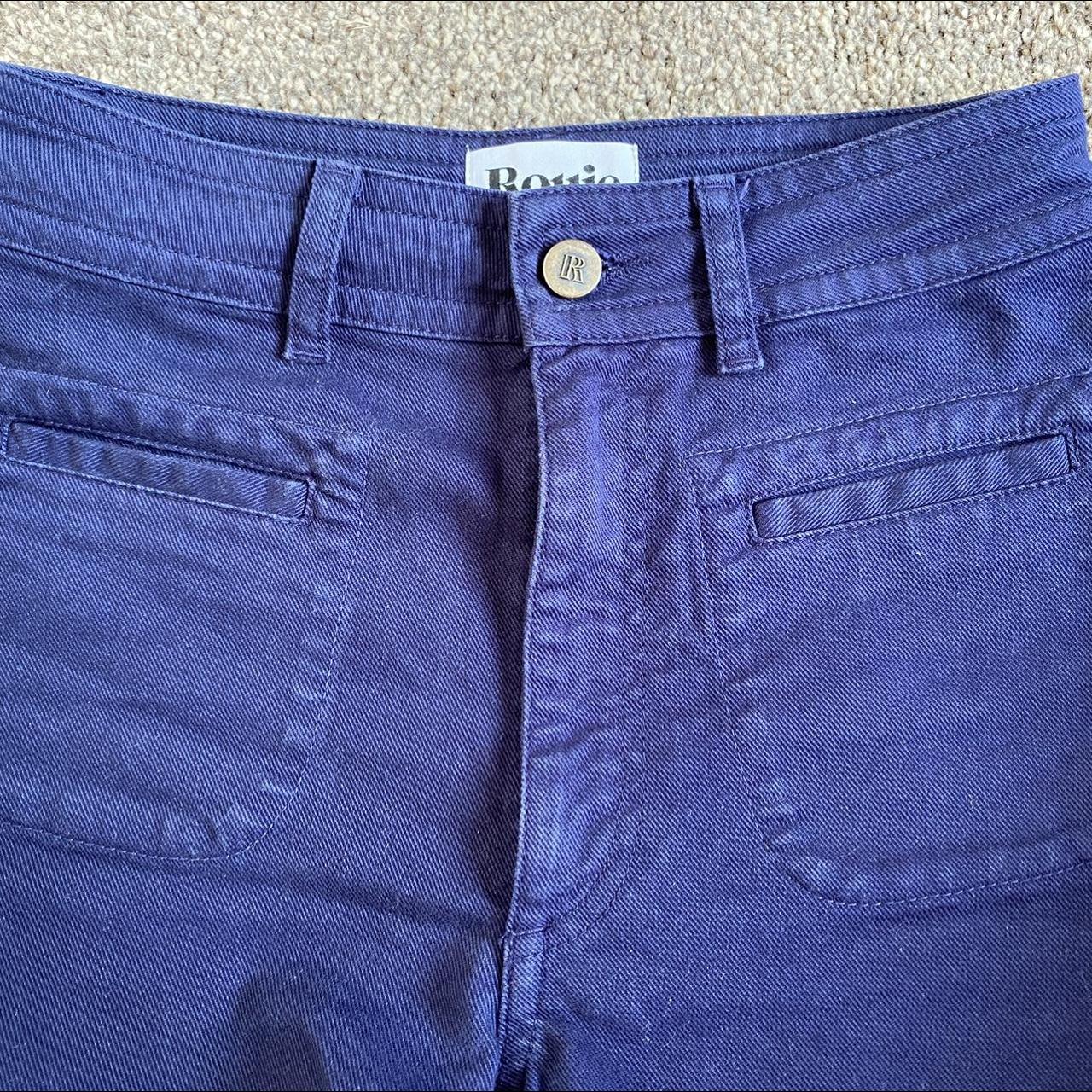 Rouje Swan Jeans , Flare in navy blue, size 34, uk...