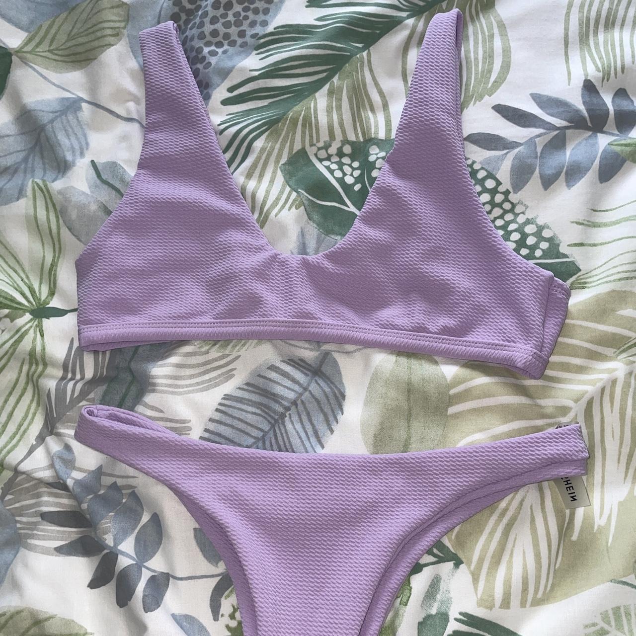 SHEIN bikini top and bottoms Size M Would fit... - Depop