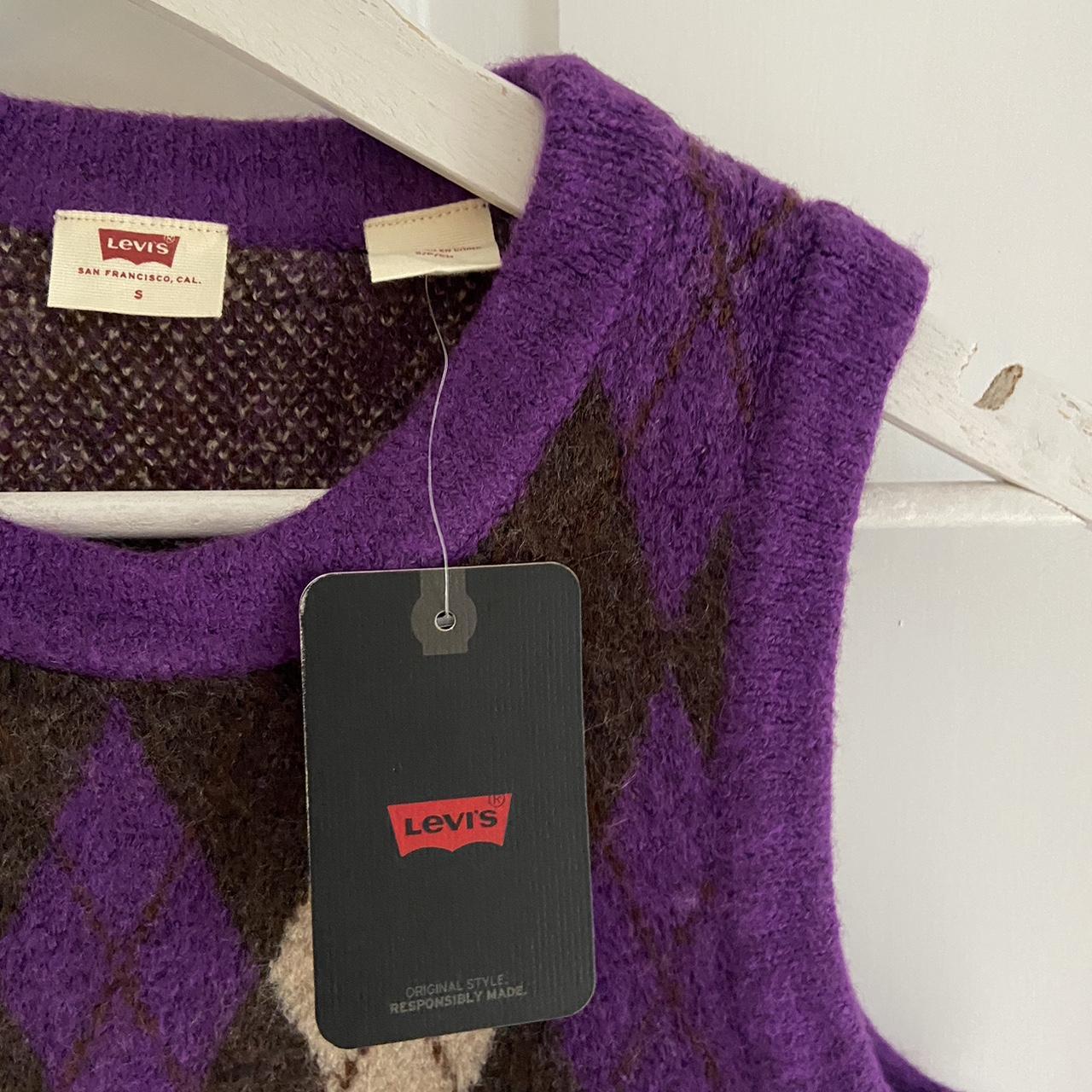 Deja Vu Sweater Vest - Purple