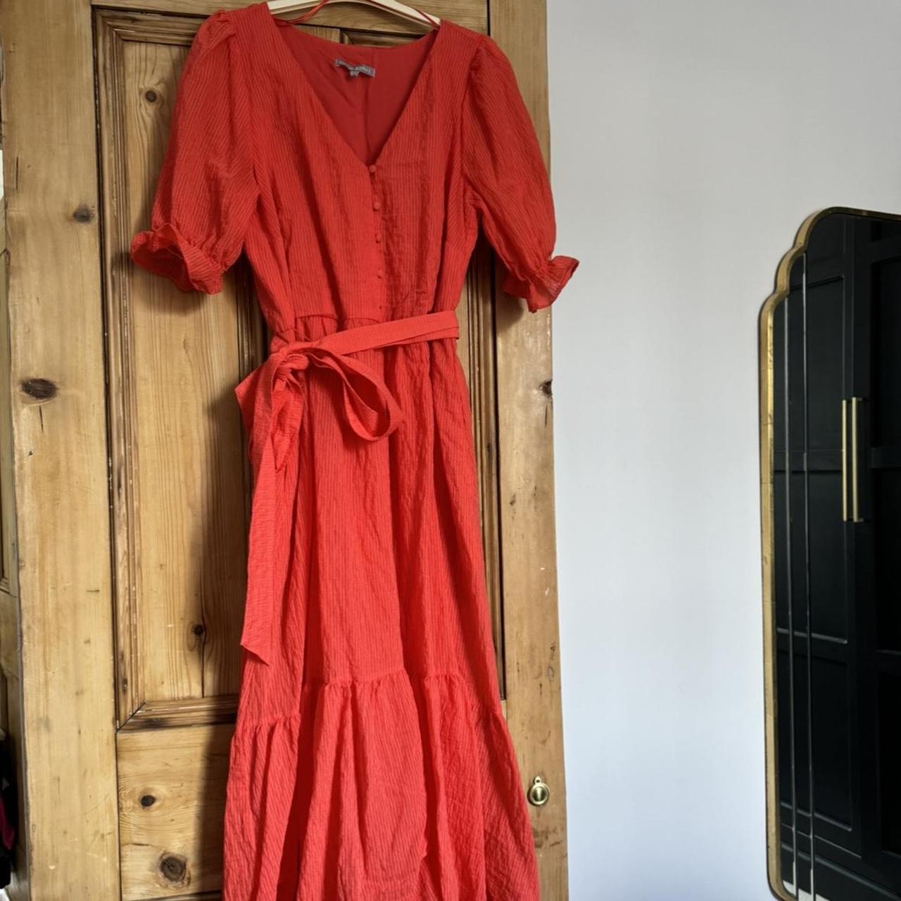 Oliver Bonas Red Stripe Maxi Dress Super comfy,... - Depop