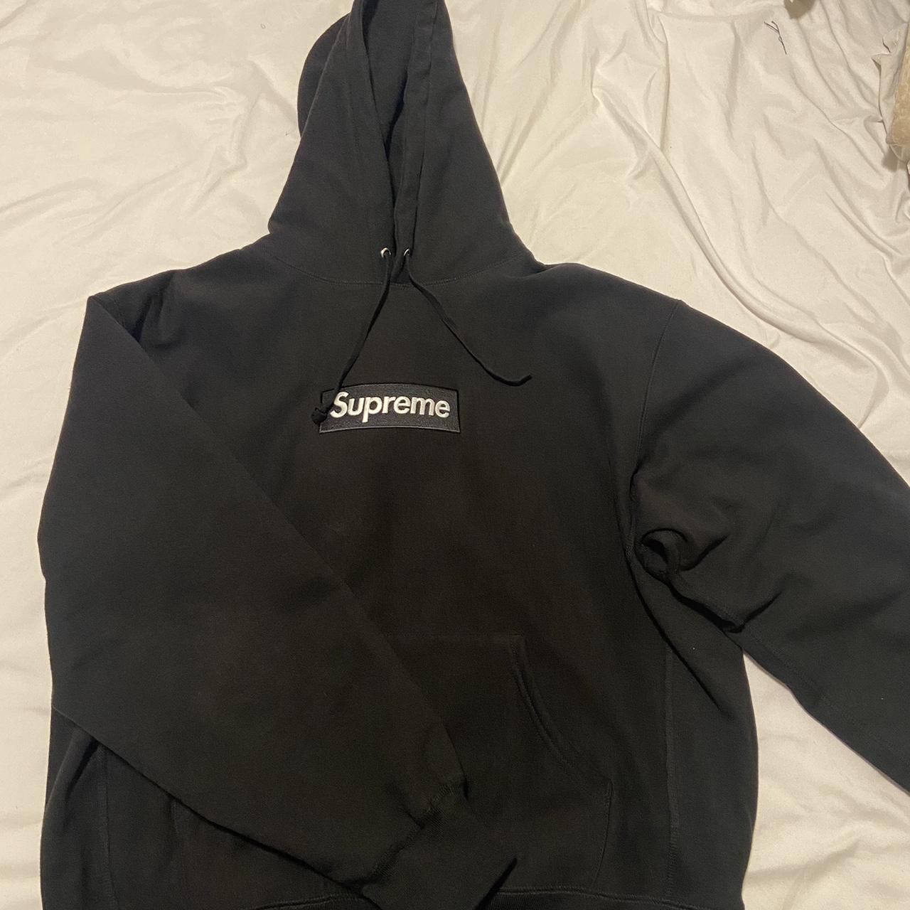 Supreme box outlet logo hoodie grailed