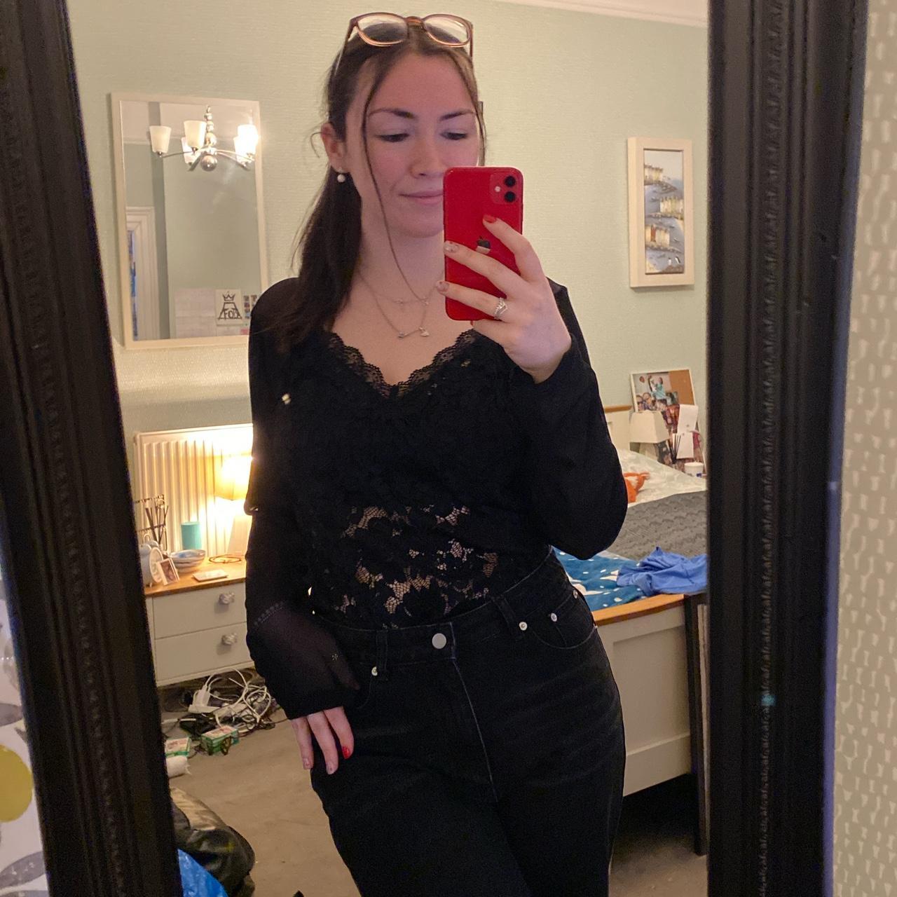 Missguided Women S Black Bodysuit Depop