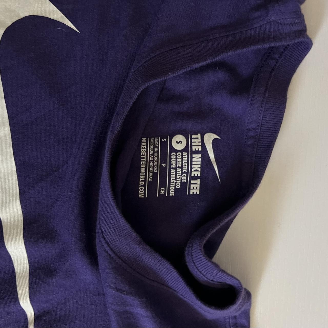 vivid purple nike shirt