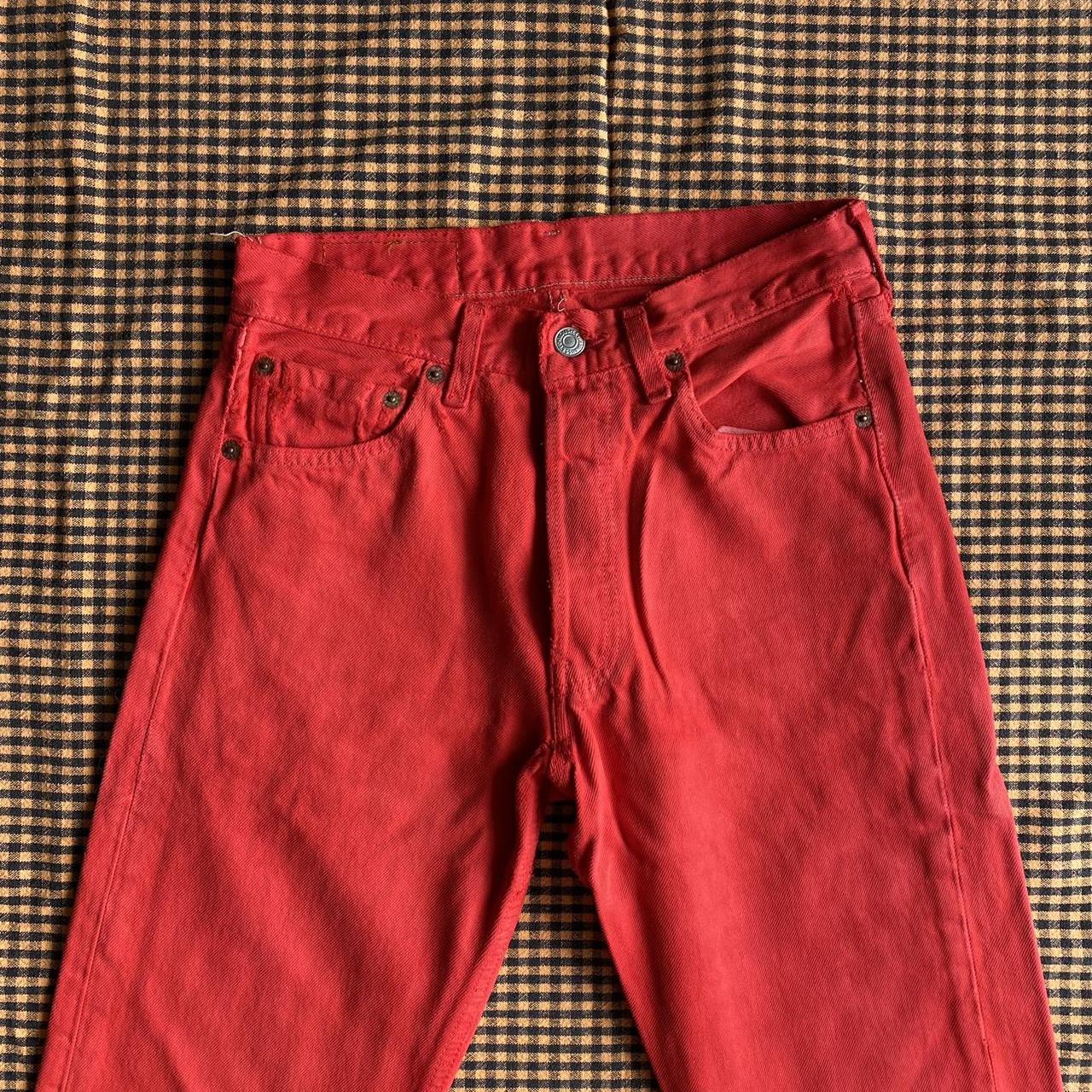 Levi's Women's Red Jeans | Depop