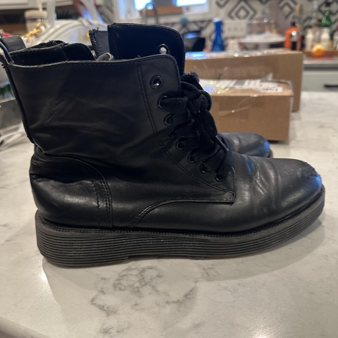 Black combat boots sales target