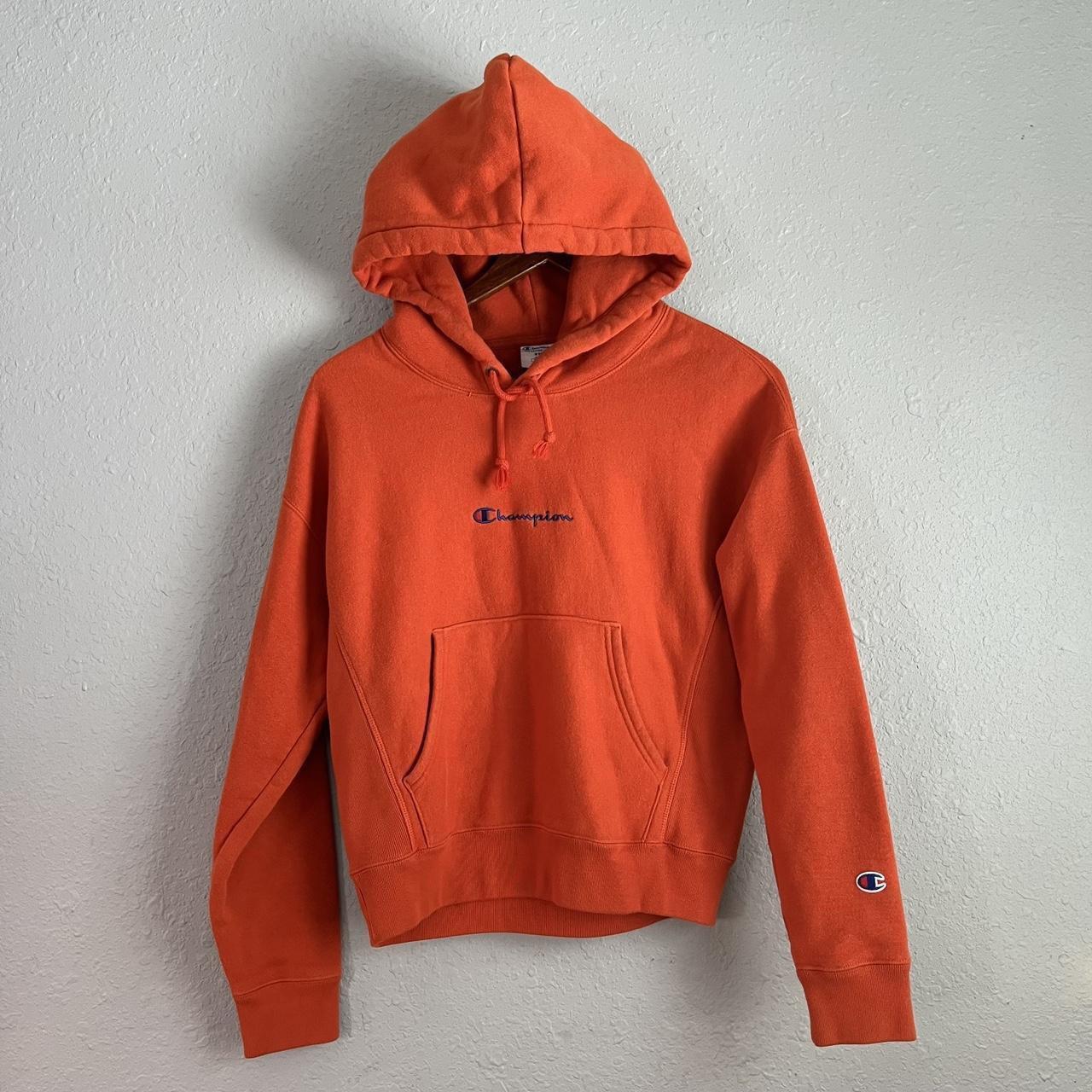 Vintage Y2K Champion retailer Reverse Weave Orange Crewneck Sweatshirt