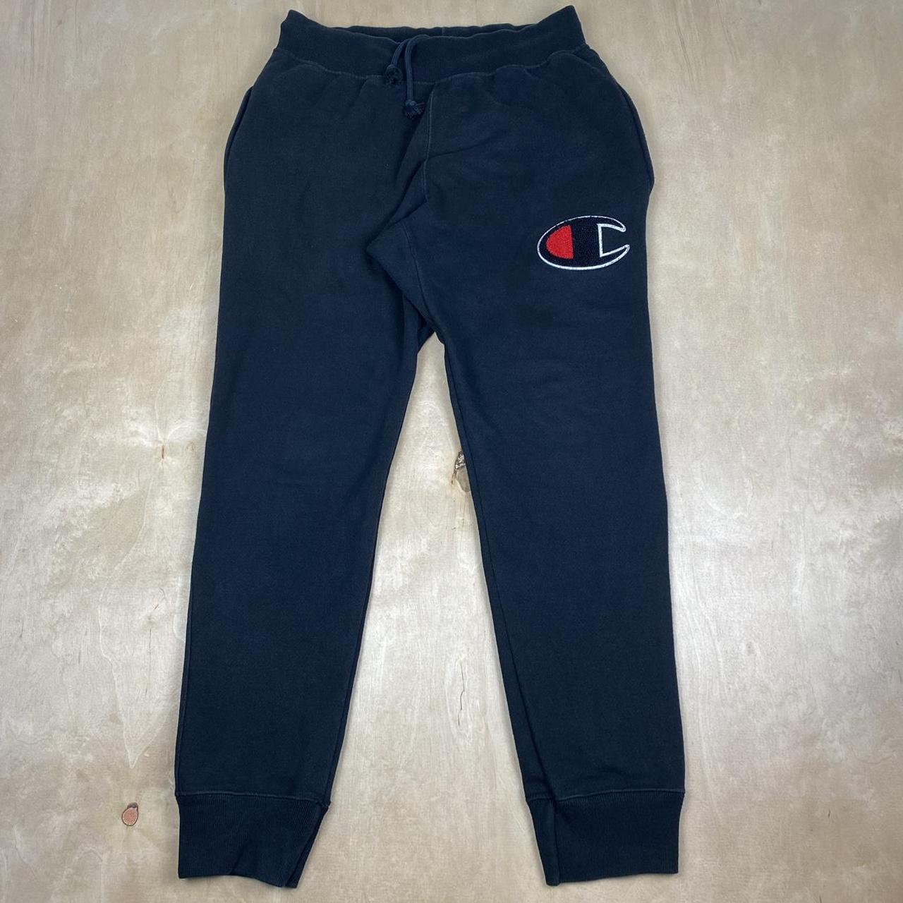 Champion Reverse Weave Sweatpants Men’s Medium Black... - Depop