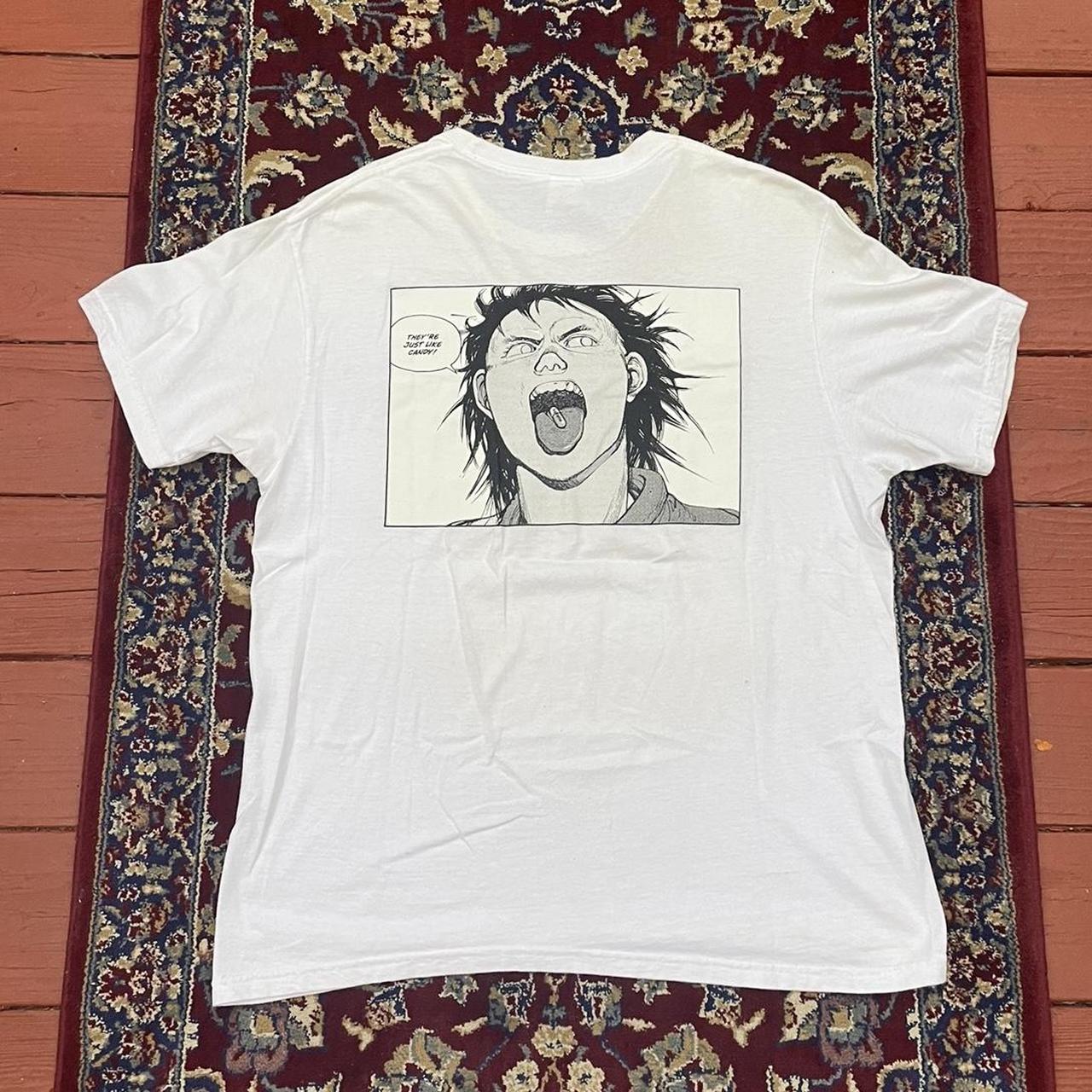 Supreme x Akira Pill tee in white, size large, shirt | Depop