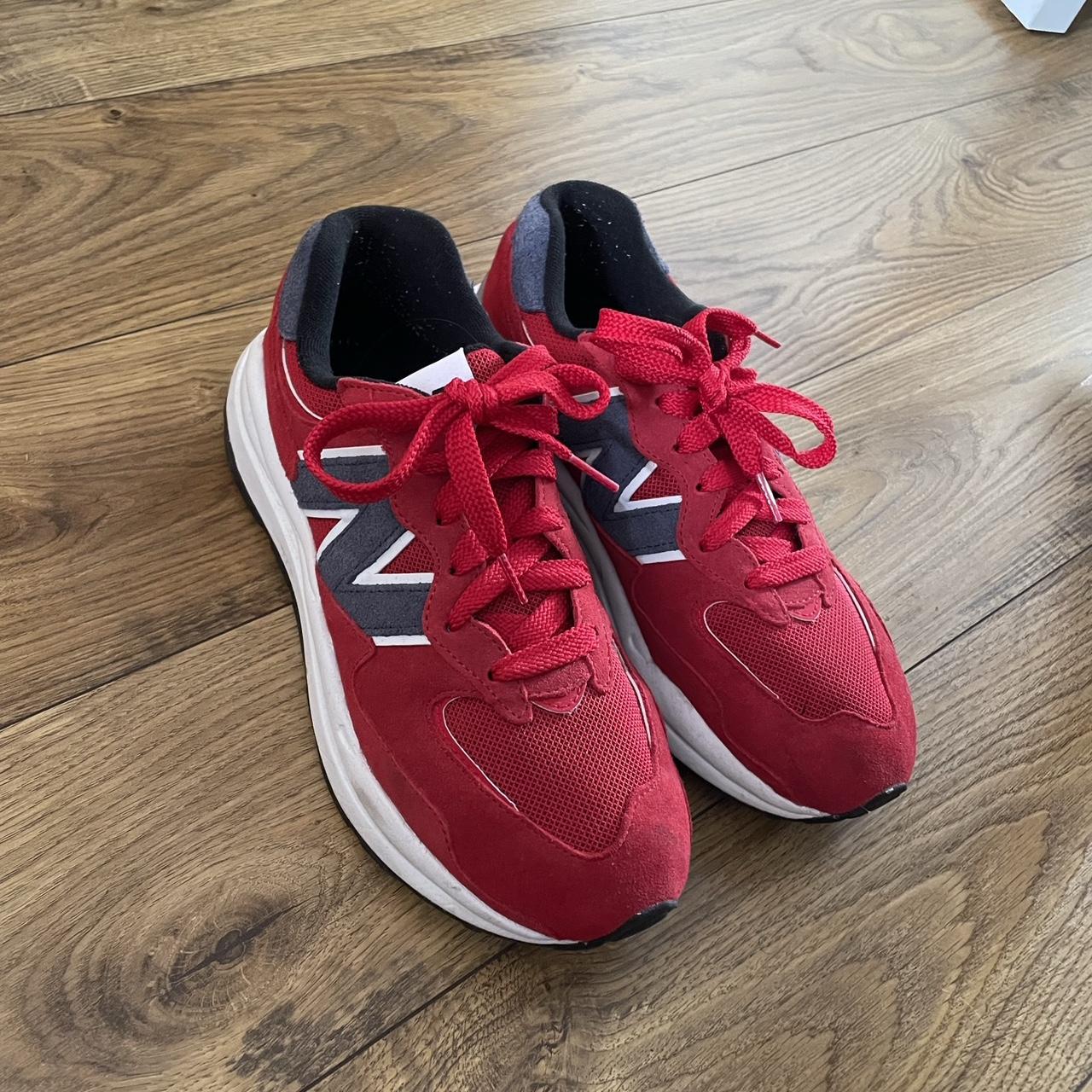 Men’s Red New Balance Trainers Size 8 newbalance... Depop